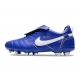 Nike Tiempo Legend X Elite Firm Ground Ronaldo Blue White Football Boots