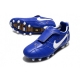 Nike Tiempo Legend X Elite Firm Ground Ronaldo Blue White Football Boots