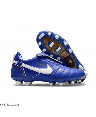 Nike Tiempo Legend X Elite Firm Ground Ronaldo Blue White Football Boots