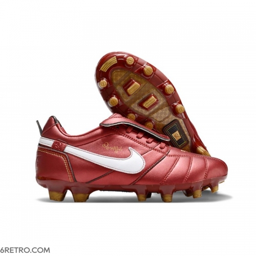Nike Tiempo Legend X Elite Firm Ground Ronaldo Red White Football Boots Nike Tiempo Legend X Elite Firm Ground Ronaldo Red White Football Boots