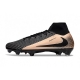 Nike Zoom Mercurial Superfly 10 Elite Firm Ground Black Golden Football Boots