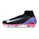 Nike Zoom Mercurial Superfly 10 Elite Firm Ground Black Pink White Blue Football Boots