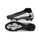 Nike Zoom Mercurial Superfly 10 Elite Firm Ground Black Silver Football Boots