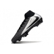 Nike Zoom Mercurial Superfly 10 Elite Firm Ground Black Silver Football Boots