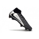 Nike Zoom Mercurial Superfly 10 Elite Firm Ground Black Silver Football Boots