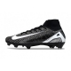 Nike Zoom Mercurial Superfly 10 Elite Firm Ground Black White Football Boots