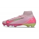 Nike Zoom Mercurial Superfly 10 Elite Firm Ground Pink Yellow Football Boots