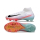 Nike Zoom Mercurial Superfly 10 Elite Firm Ground White Black Orange Football Boots