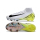 Nike Zoom Mercurial Superfly 10 Elite Firm Ground White Black Yellow Football Boots