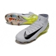 Nike Zoom Mercurial Superfly 10 Elite Firm Ground White Black Yellow Football Boots
