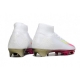 Nike Zoom Mercurial Superfly 10 Elite Firm Ground White Pink Football Boots