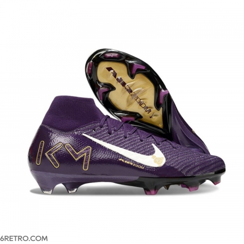 Nike Zoom Mercurial Superfly 10 Elite Firm Ground X MBAPPE Grand Purple Pale Ivory Football Boots Nike Zoom Mercurial Superfly 10 Elite Firm Ground X MBAPPE Grand Purple Pale Ivory Football Boots
