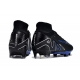 Nike Zoom Mercurial Superfly 9 Elite AG-Pro Black Chrome Hyper Royal Football Boots