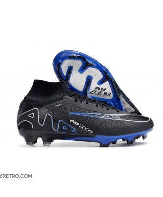 Nike Zoom Mercurial Superfly 9 Elite AG-Pro Black Chrome Hyper Royal Football Boots