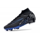 Nike Zoom Mercurial Superfly 9 Elite AG-Pro Black Chrome Hyper Royal Football Boots