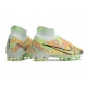 Nike Zoom Mercurial Superfly 9 Elite AG-Pro Green Dark Blue Orange Football Boots Nike Zoom Mercurial Superfly 9 Elite AG-Pro Green Dark Blue Orange Football Boots