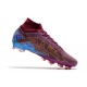 Nike Zoom Mercurial Superfly 9 Elite AG-Pro KM Dark Beetroot Mtlc Vivid Gold Football Boots