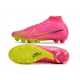 Nike Zoom Mercurial Superfly 9 Elite AG-Pro Pink Yellow Football Boots
