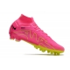Nike Zoom Mercurial Superfly 9 Elite AG-Pro Pink Yellow Football Boots