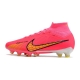 Nike Zoom Mercurial Superfly 9 Elite AG-Pro Red Yellow Football Boots