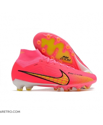 Nike Zoom Mercurial Superfly 9 Elite AG-Pro Red Yellow Football Boots