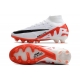 Nike Zoom Mercurial Superfly 9 Elite AG-Pro White Bright Crimson Black Football Boots