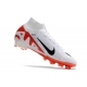 Nike Zoom Mercurial Superfly 9 Elite AG-Pro White Bright Crimson Black Football Boots