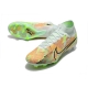Nike Zoom Mercurial Superfly 9 Elite Firm Ground Barely Green Blackened Blue Total Orange Football Boots