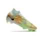 Nike Zoom Mercurial Superfly 9 Elite Firm Ground Barely Green Blackened Blue Total Orange Football Boots