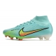Nike Zoom Mercurial Superfly 9 Elite Firm Ground Blue Yellow Football Boots
