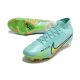 Nike Zoom Mercurial Superfly 9 Elite Firm Ground Blue Yellow Football Boots