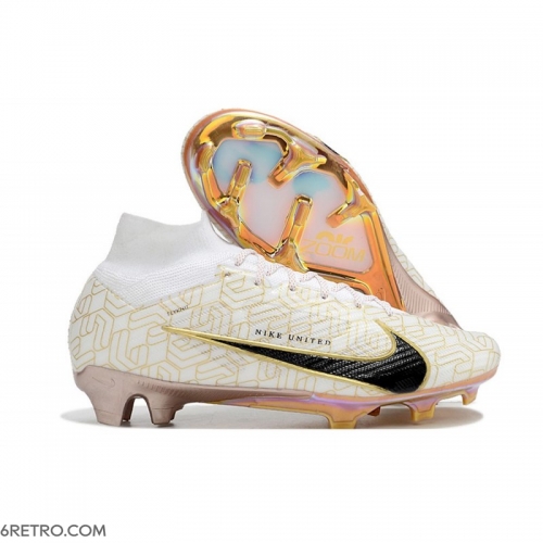 Nike Zoom Mercurial Superfly 9 Elite Firm Ground Gold Black Football Boots Nike Zoom Mercurial Superfly 9 Elite Firm Ground Gold Black Football Boots