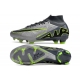 Nike Zoom Mercurial Superfly 9 Elite Firm Ground Grey Black Green Football Boots Nike Zoom Mercurial Superfly 9 Elite Firm Ground Grey Black Green Football Boots