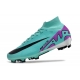 Nike Zoom Mercurial Superfly 9 Elite Firm Ground Hyper Turq Fuchsia Dream Black White Football Boots