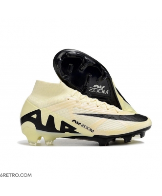 Nike Zoom Mercurial Superfly 9 Elite Firm Ground Lemonade Black Football Boots