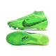 Nike Zoom Mercurial Superfly 9 Elite Firm Ground MDS 008 Green Strike Black Stadium Green Football Boots