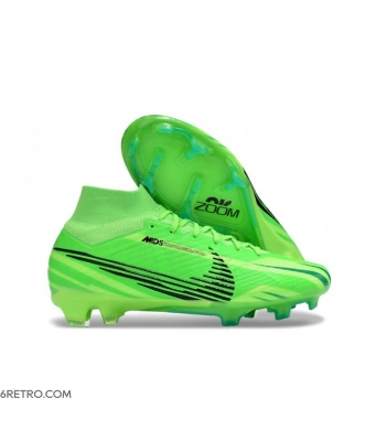 Nike Zoom Mercurial Superfly 9 Elite Firm Ground MDS 008 Green Strike Black Stadium Green Football Boots