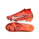 Nike Zoom Mercurial Superfly 9 Elite Firm Ground MDS Light Crimson Pale Ivory Bright Mandarin Football Boots