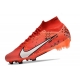 Nike Zoom Mercurial Superfly 9 Elite Firm Ground MDS Light Crimson Pale Ivory Bright Mandarin Football Boots