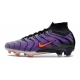 Nike Zoom Mercurial Superfly 9 Elite Firm Ground TN Purple Black Football Boots