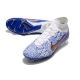 Nike Zoom Mercurial Superfly 9 Elite Firm Ground White Blue Gold Football Boots