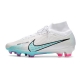 Nike Zoom Mercurial Superfly 9 Elite Firm Ground White Blue Pink Football Boots