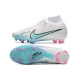 Nike Zoom Mercurial Superfly 9 Elite Firm Ground White Blue Pink Football Boots