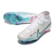 Nike Zoom Mercurial Superfly 9 Elite Firm Ground White Blue Pink Football Boots