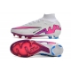 Nike Zoom Mercurial Superfly 9 Elite Firm Ground White Pink Blue Football Boots