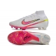 Nike Zoom Mercurial Superfly 9 Elite Firm Ground White Pink Football Boots Nike Zoom Mercurial Superfly 9 Elite Firm Ground White Pink Football Boots