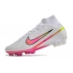 Nike Zoom Mercurial Superfly 9 Elite Firm Ground White Pink Football Boots Nike Zoom Mercurial Superfly 9 Elite Firm Ground White Pink Football Boots