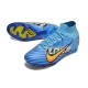 Nike Zoom Mercurial Superfly 9 Elite Firm Ground X Mbappe Firm Ground Baltic Blue White Football Boots