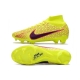 Nike Zoom Mercurial Superfly 9 Elite Firm Ground Yellow Red Black Football Boots