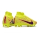 Nike Zoom Mercurial Superfly 9 Elite Firm Ground Yellow Red Black Football Boots